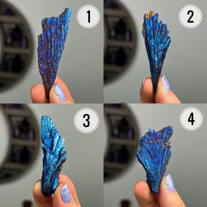 Titanium Aura Kyanite Blades