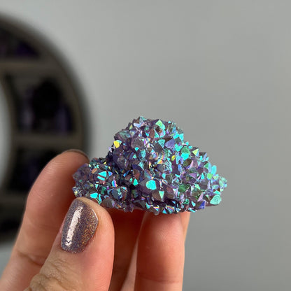 Rainbow Aura Amethyst Flower