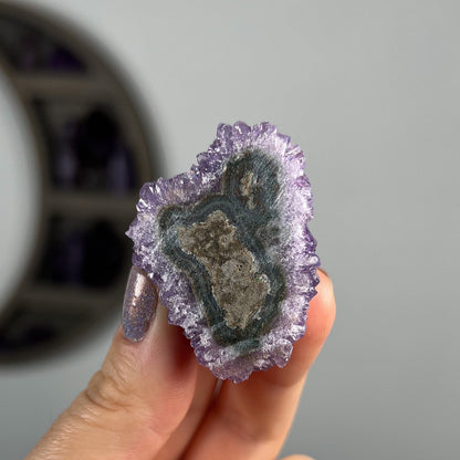 Rainbow Aura Amethyst Flower