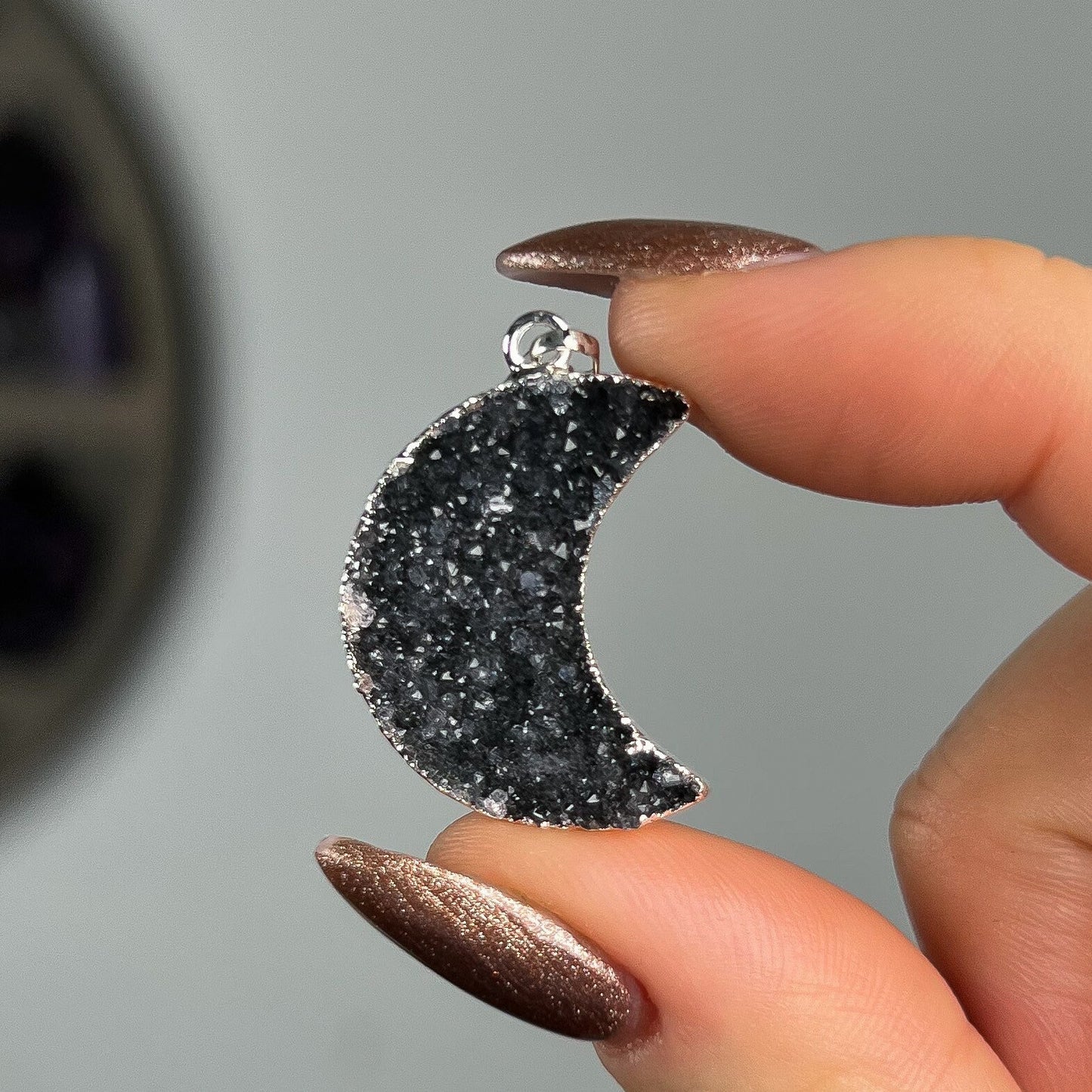 Rainbow Amethyst Druzy Pendants