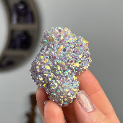 Rainbow Aura Amethyst Flower