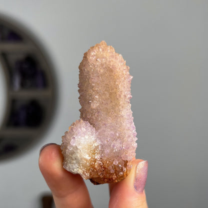 Rainbow Aura Spirit Quartz Cluster