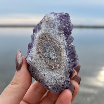 Rainbow Aura Amethyst Flower