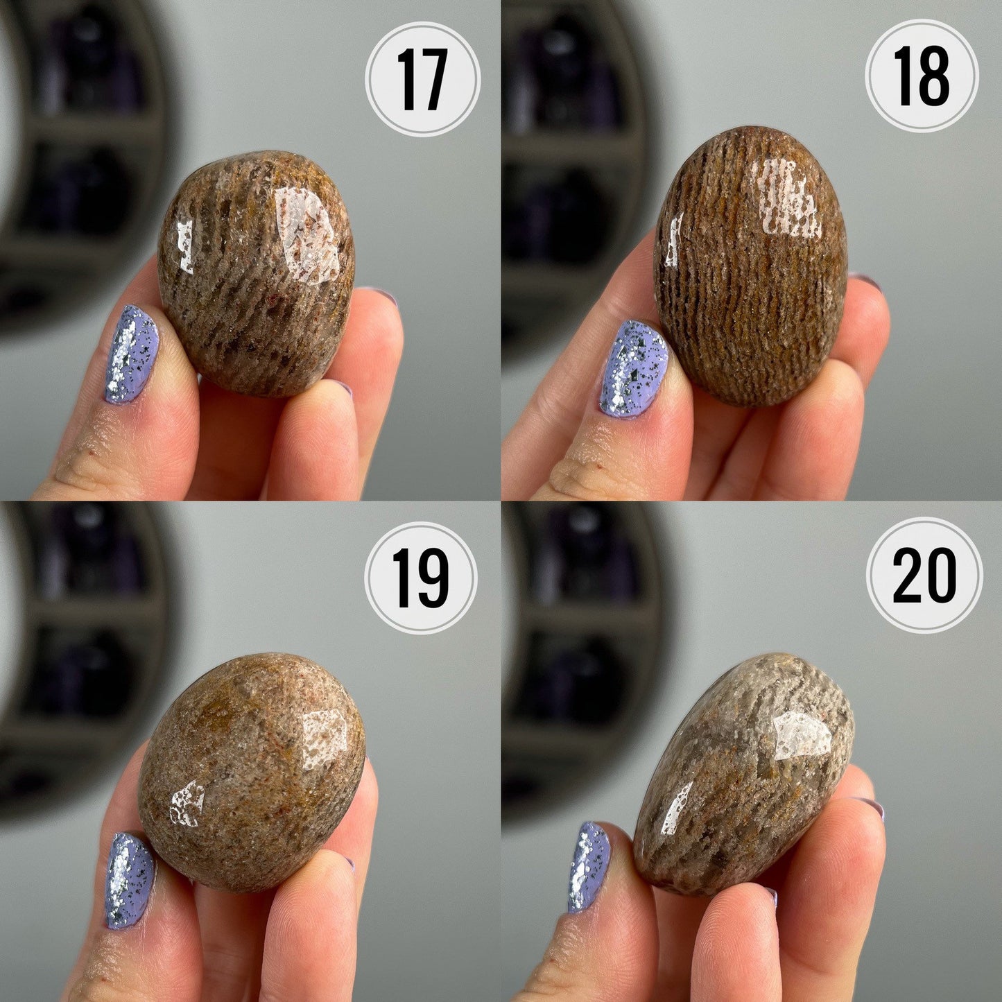 Garden Quartz Pocket Stones