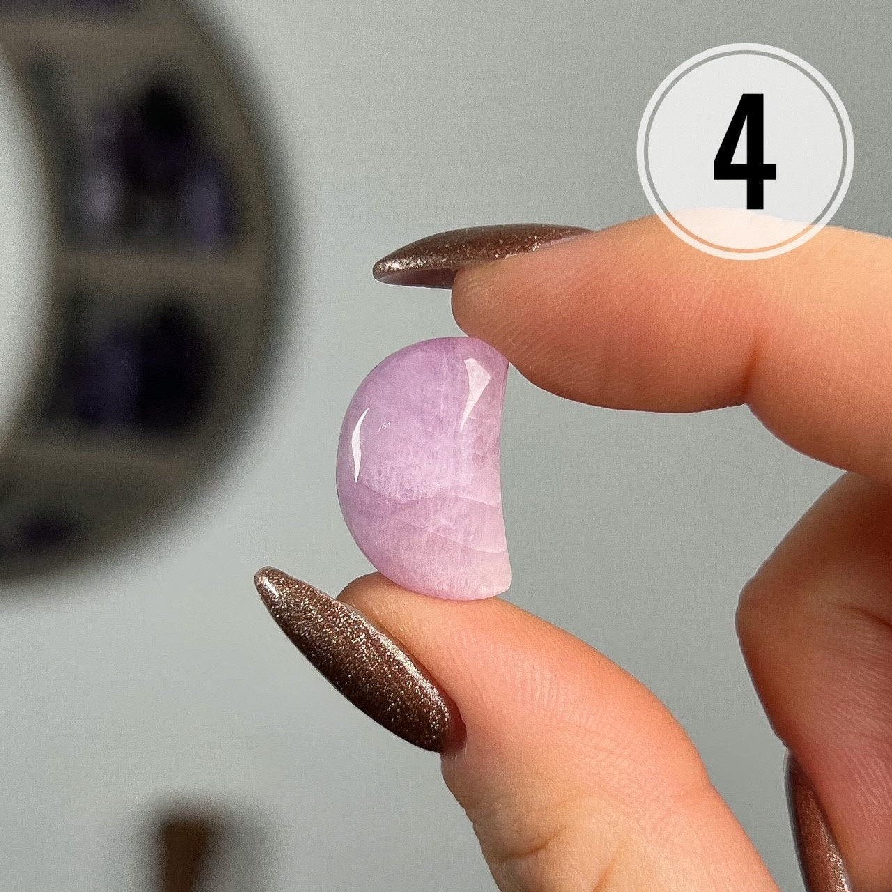 Mini Kunzite Moon