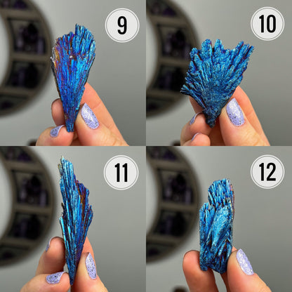 Titanium Aura Kyanite Blades
