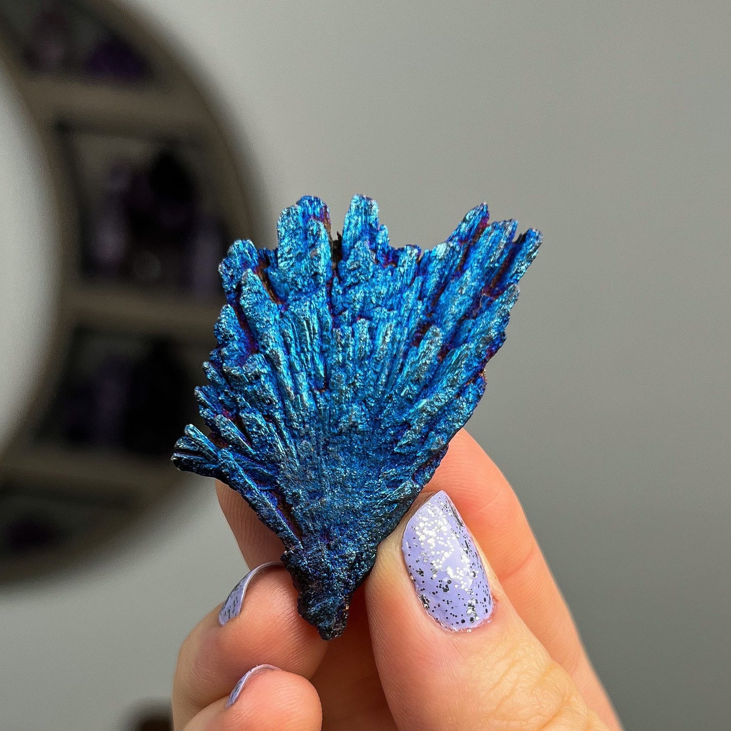 Titanium Aura Kyanite Blades