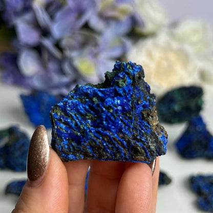 Medium Azurite and Malachite Specimen