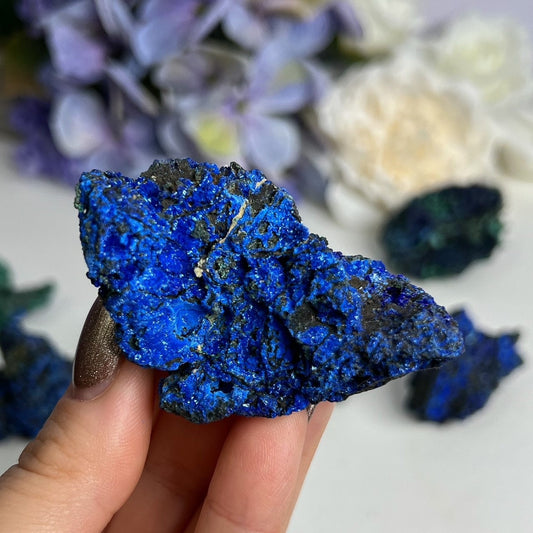 Medium Azurite and Malachite Specimen
