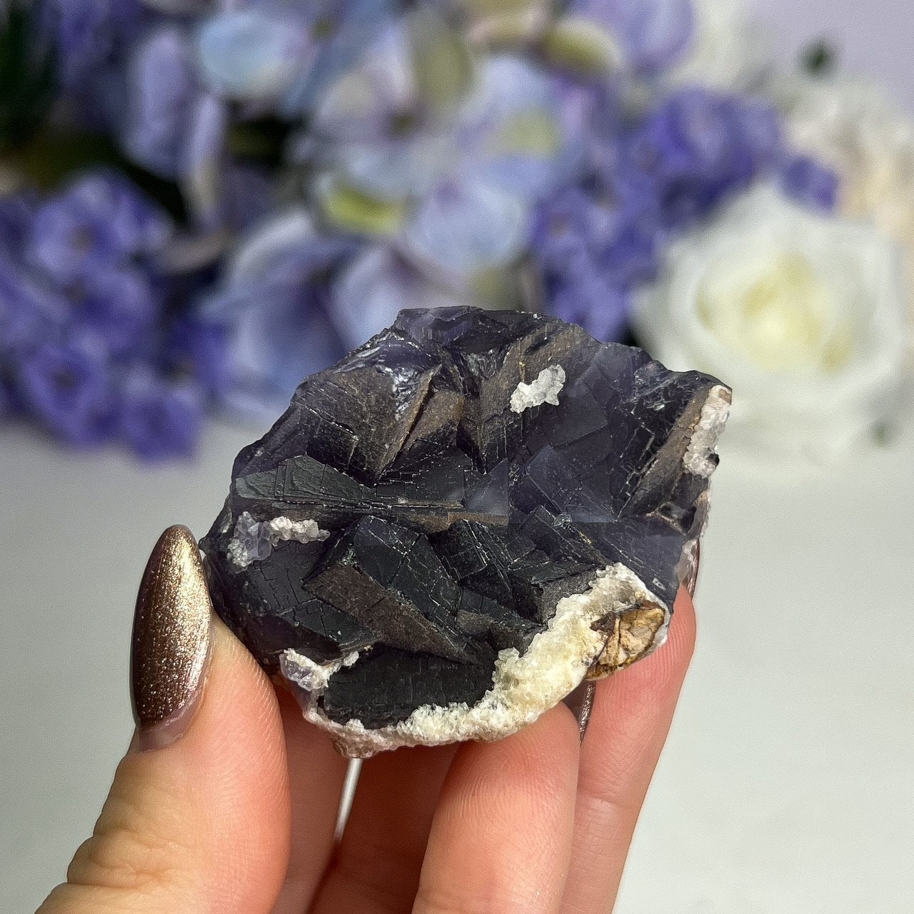 Cubic Etched Fluorite