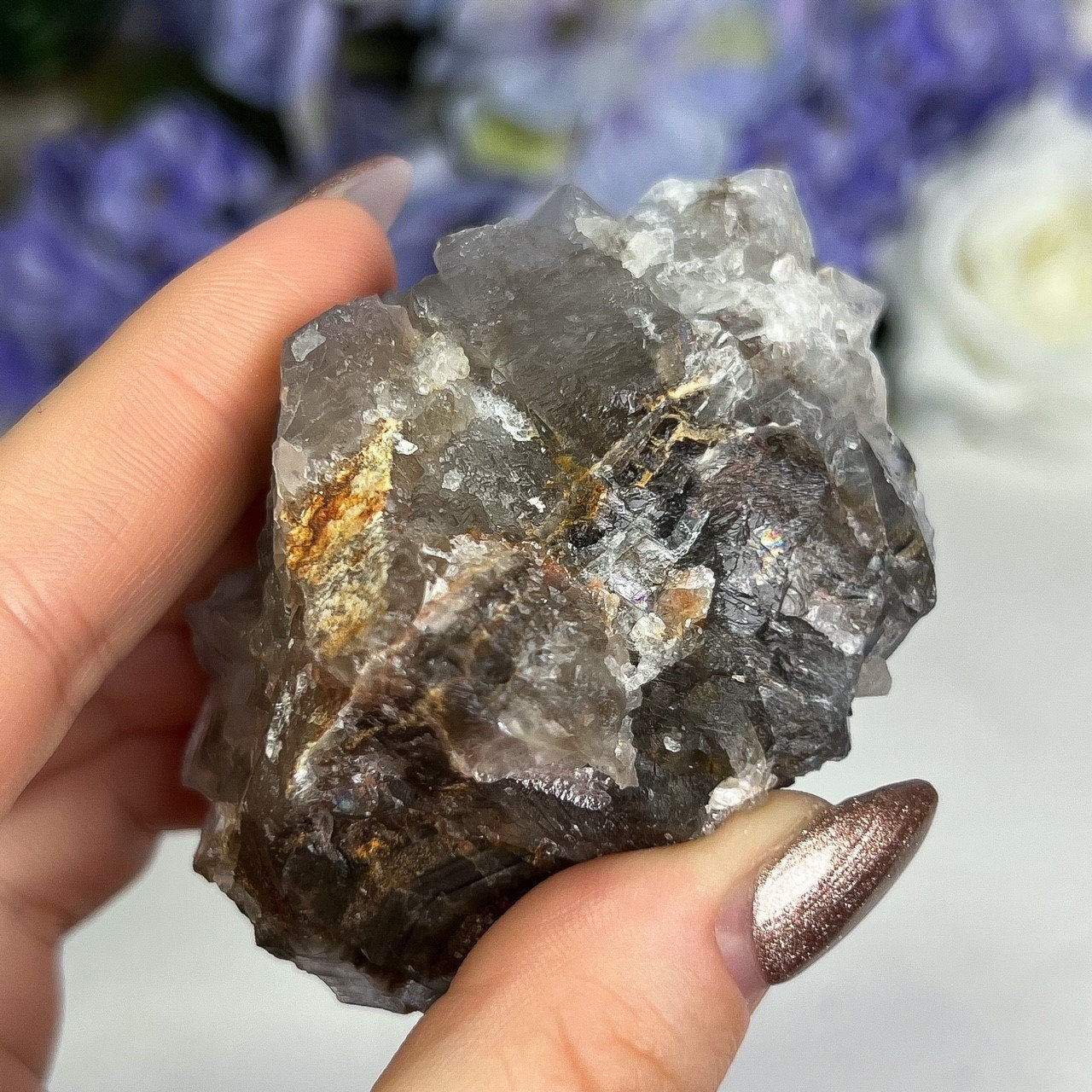 Cubic Etched Fluorite