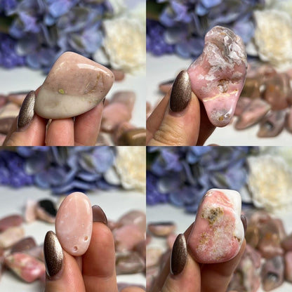 Pink Opal Freeform Tumbles