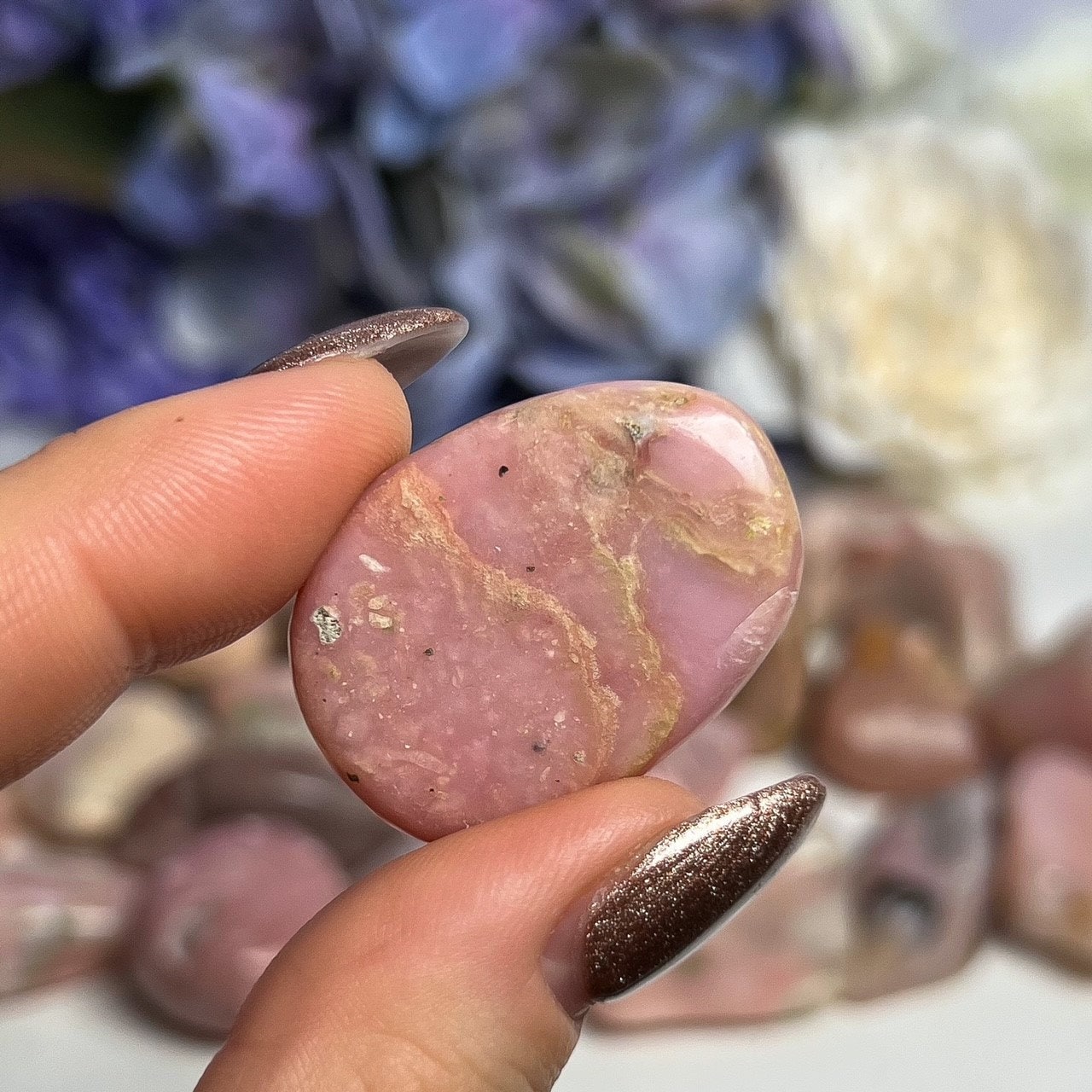 Pink Opal Freeform Tumbles
