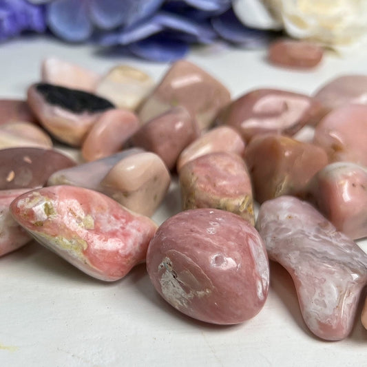 Pink Opal Freeform Tumbles