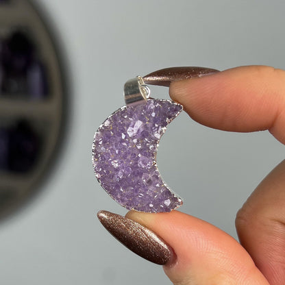 Rainbow Amethyst Druzy Pendants