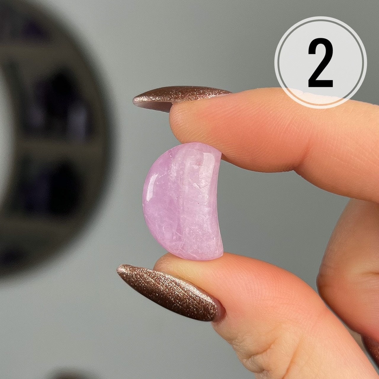 Mini Kunzite Moon