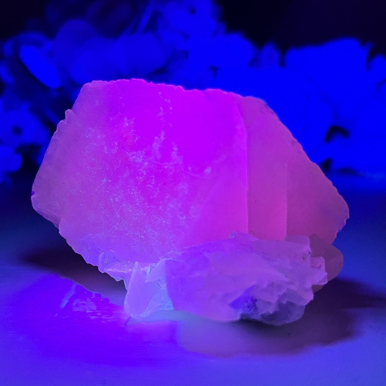 Raw Bladed Pink Calcite Specimen
