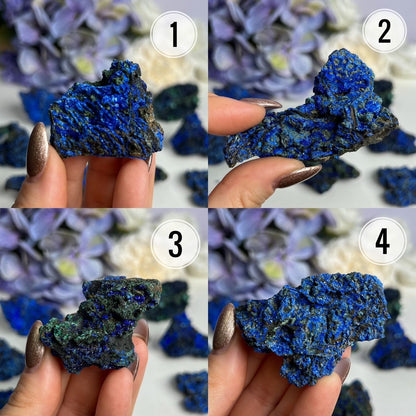Medium Azurite and Malachite Specimen