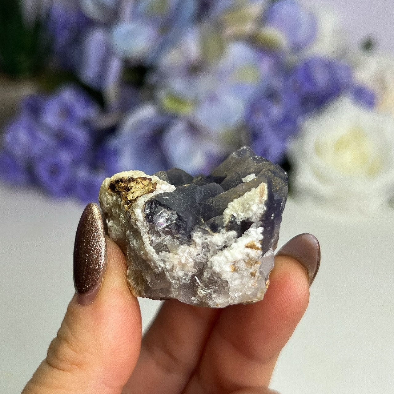 Cubic Etched Fluorite