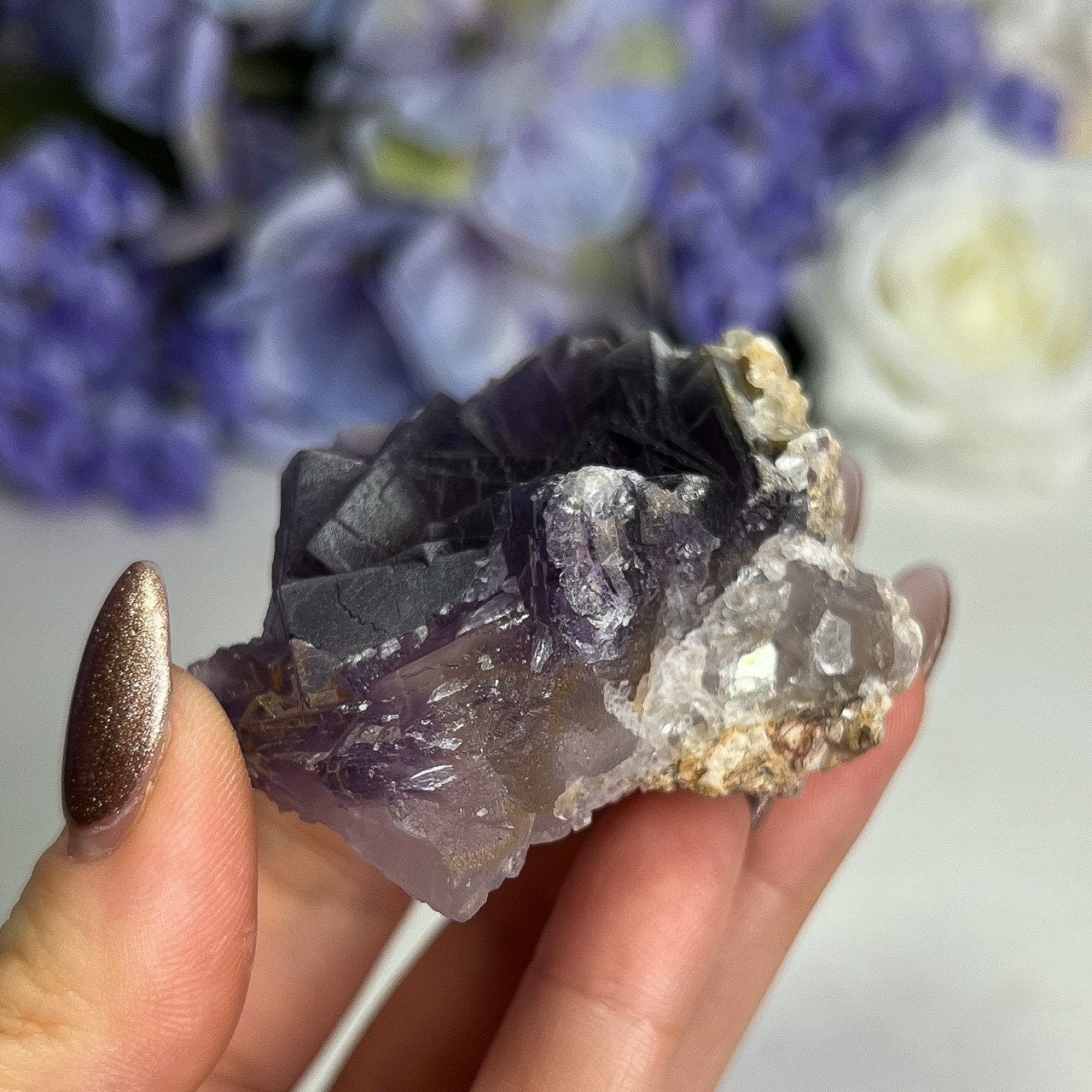 Cubic Etched Fluorite