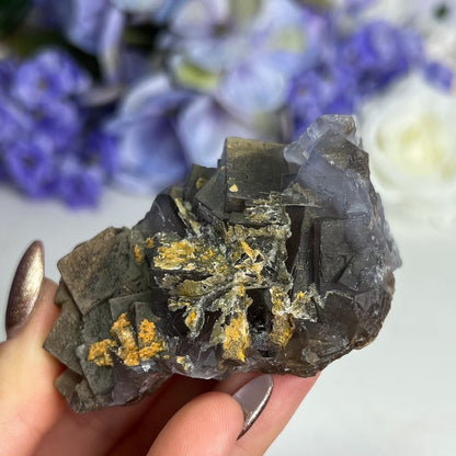 Cubic Etched Fluorite