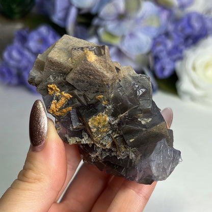 Cubic Etched Fluorite