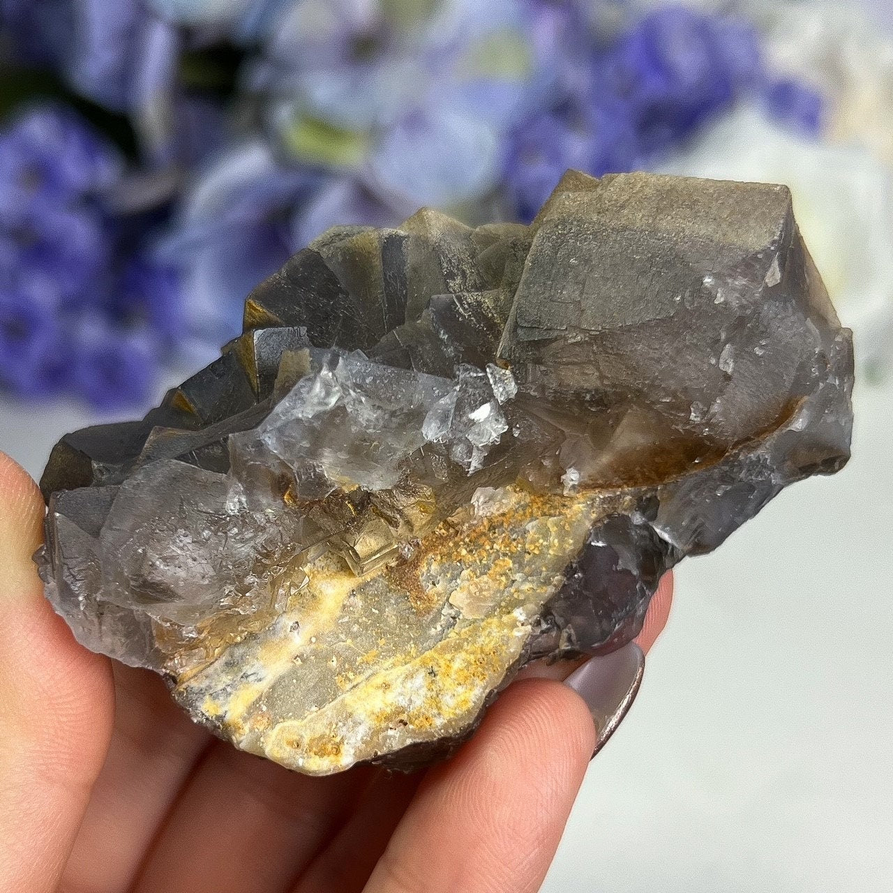 Cubic Etched Fluorite