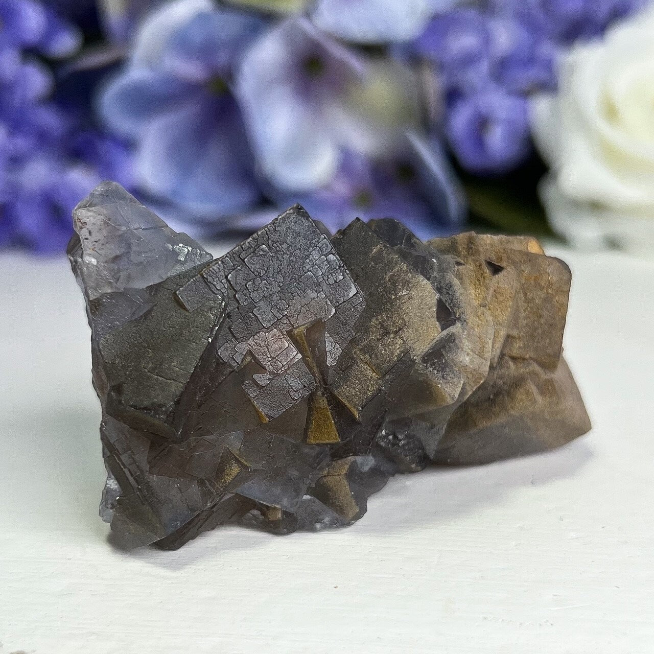 Cubic Etched Fluorite