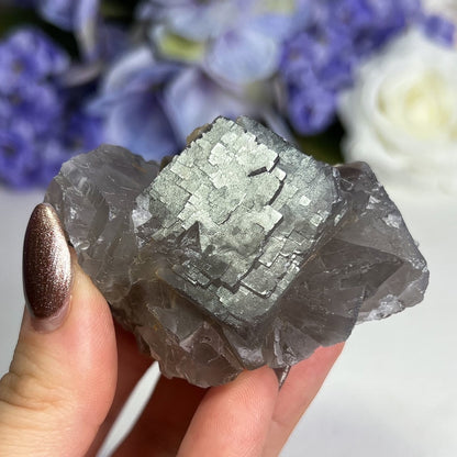 Cubic Etched Fluorite