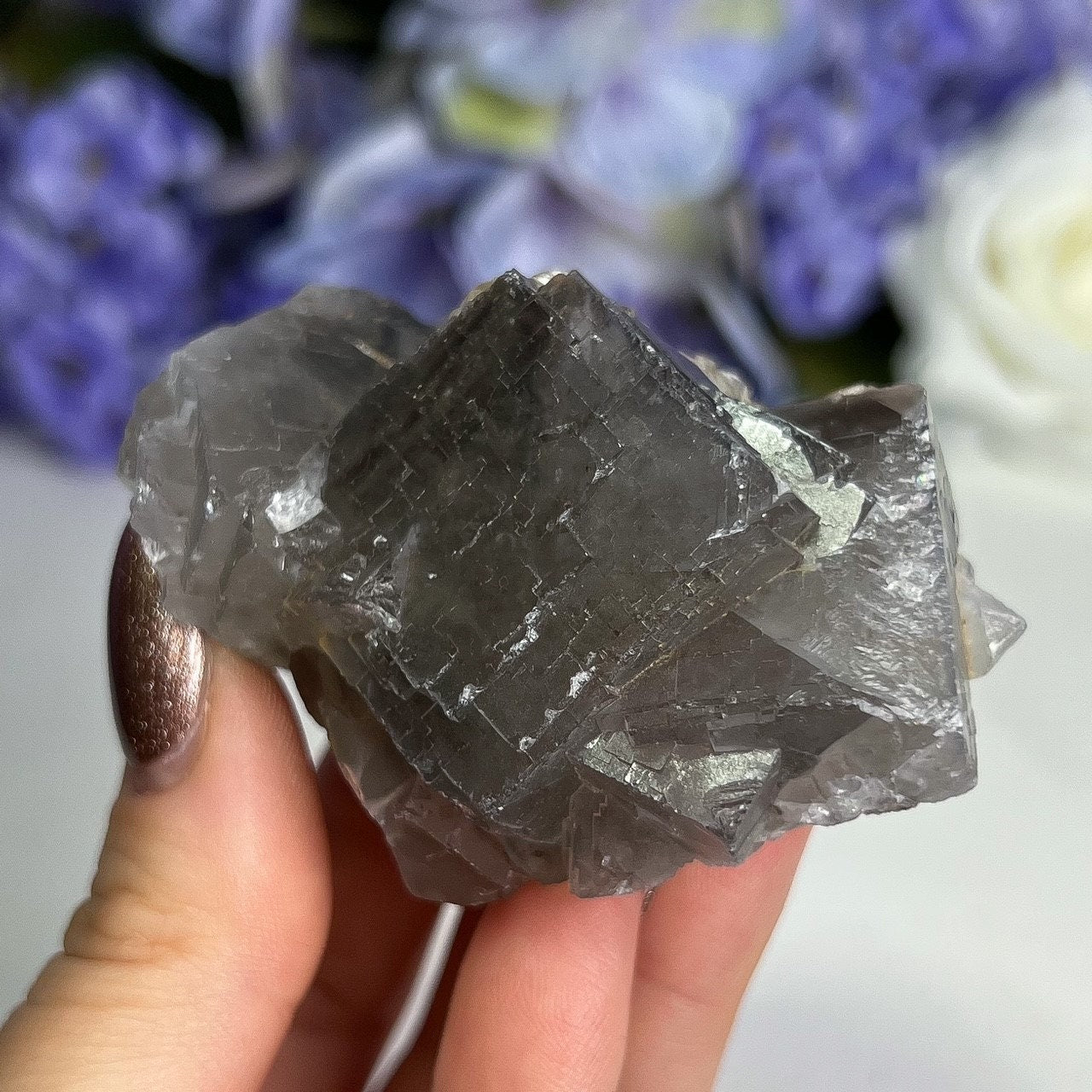 Cubic Etched Fluorite