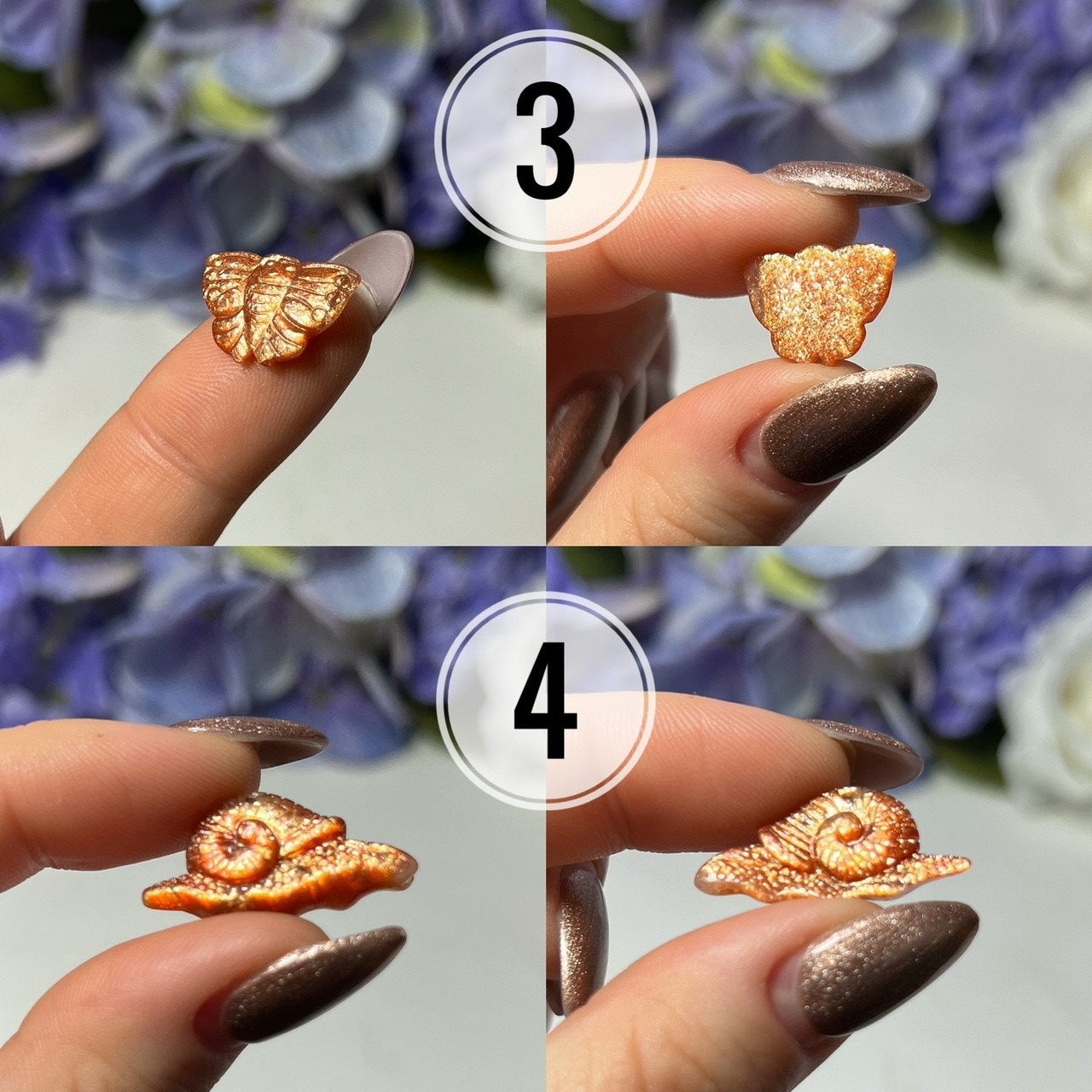 Gem Grade Sunstone Mini Carvings