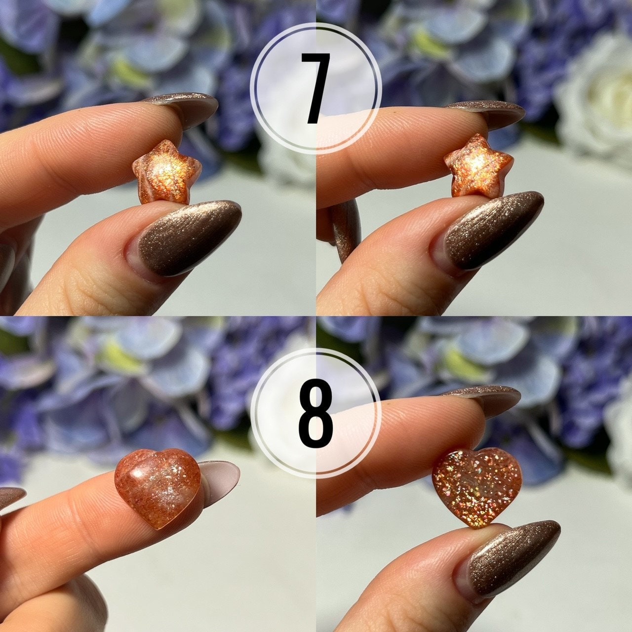 Gem Grade Sunstone Mini Carvings