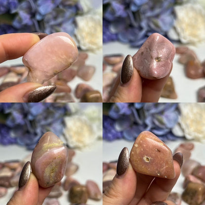Pink Opal Freeform Tumbles