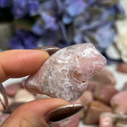 Pink Opal Freeform Tumbles