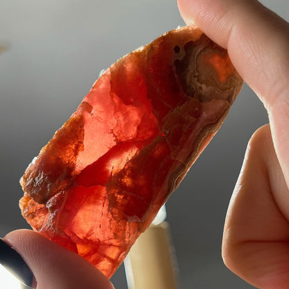 Rhodochrosite Slab