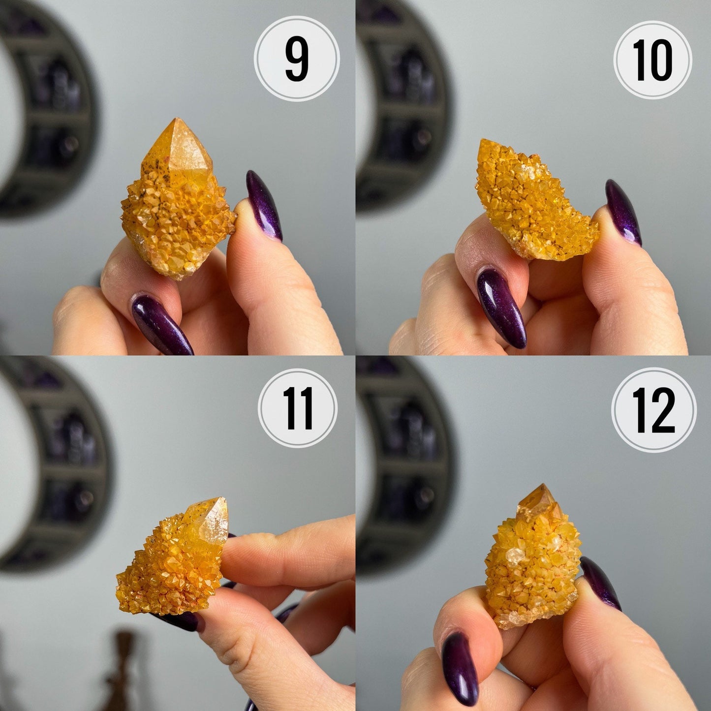Sunshine Spirit Quartz Cactus Cluster Points