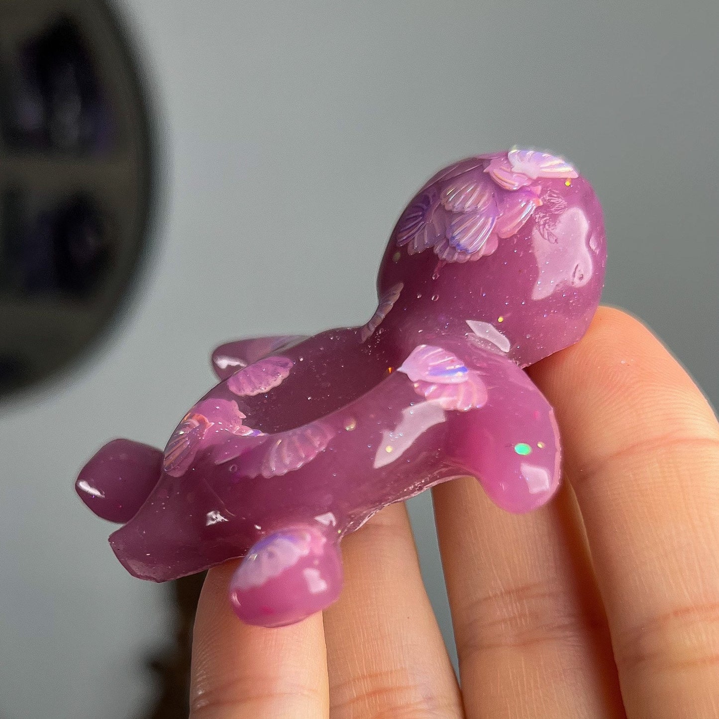 Resin Sea Turtle Sphere Stand