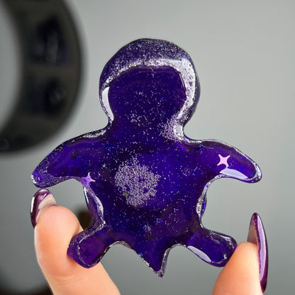 Resin Sea Turtle Sphere Stand