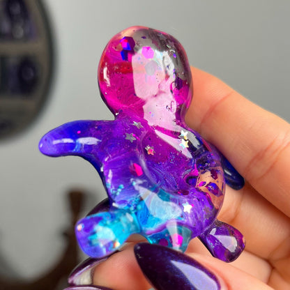 Resin Sea Turtle Sphere Stand