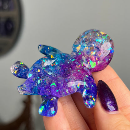 Resin Sea Turtle Sphere Stand