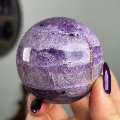 Opalized Silky Fluorite Sphere