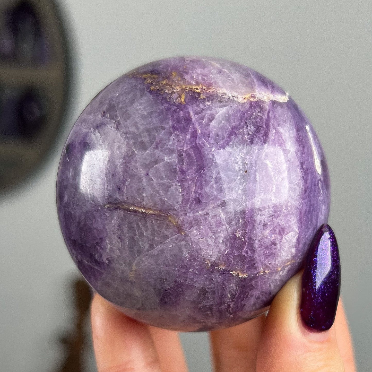 Opalized Silky Fluorite Sphere