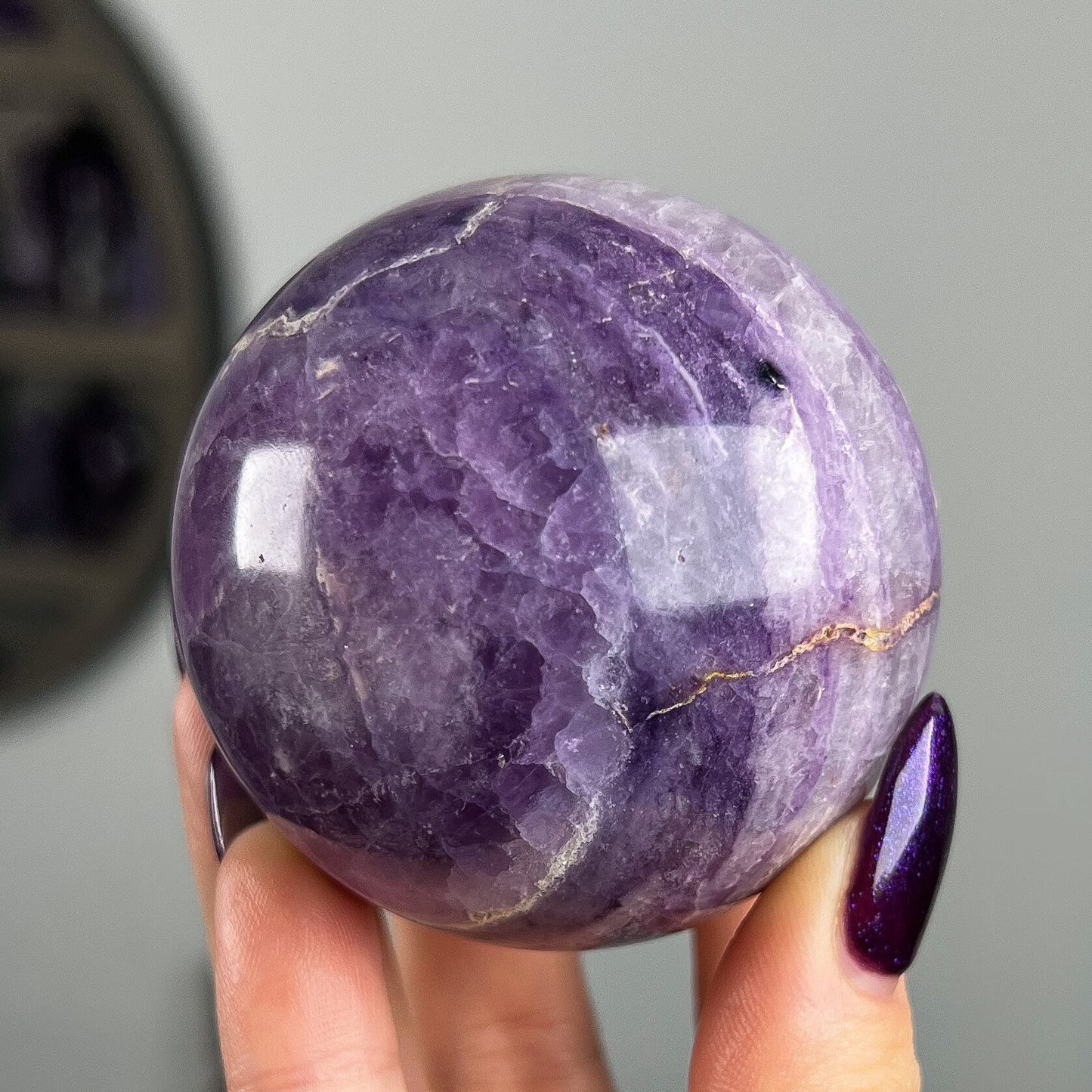 Opalized Silky Fluorite Sphere