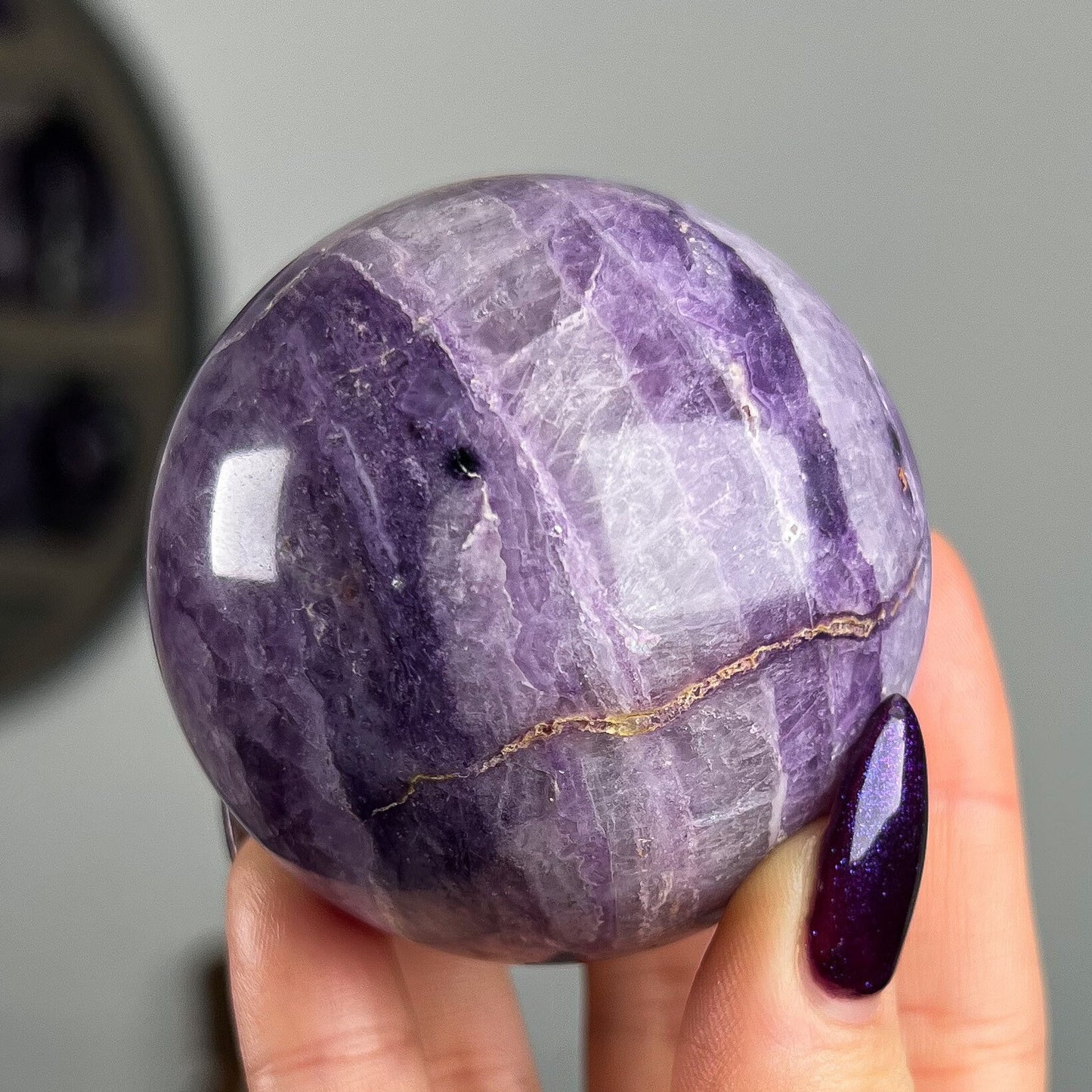 Opalized Silky Fluorite Sphere