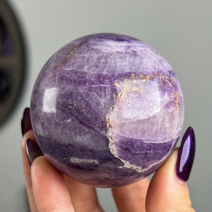 Opalized Silky Fluorite Sphere