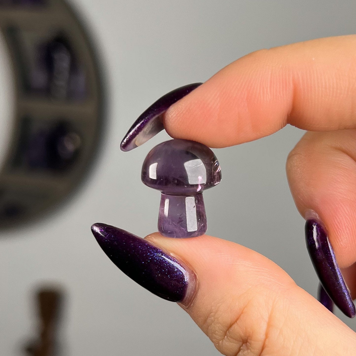 Mini Gem Amethyst Mushrooms