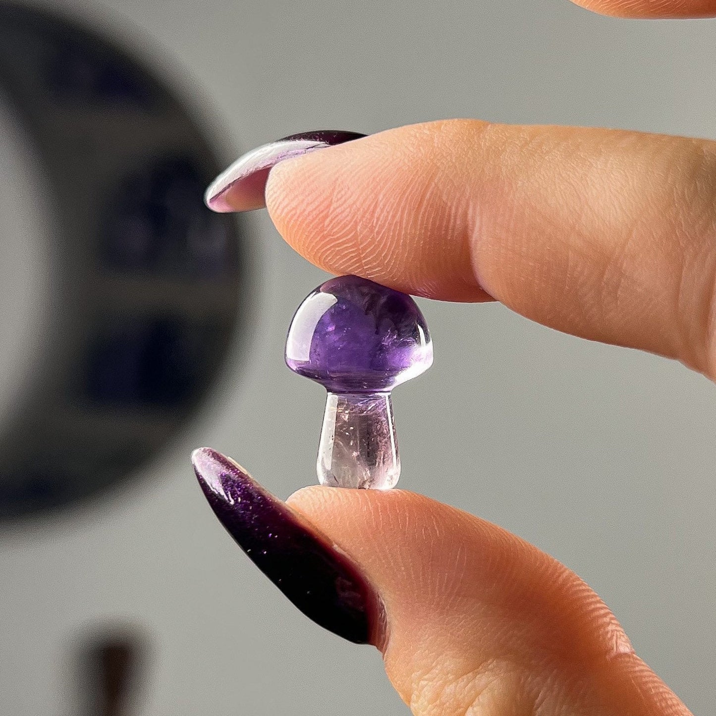 Mini Gem Amethyst Mushrooms