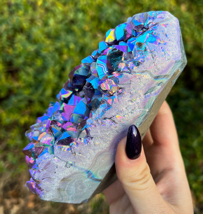 Rainbow Aura Amethyst Cathedral