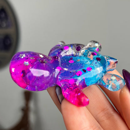 Resin Sea Turtle Sphere Stand