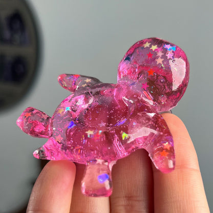 Resin Sea Turtle Sphere Stand